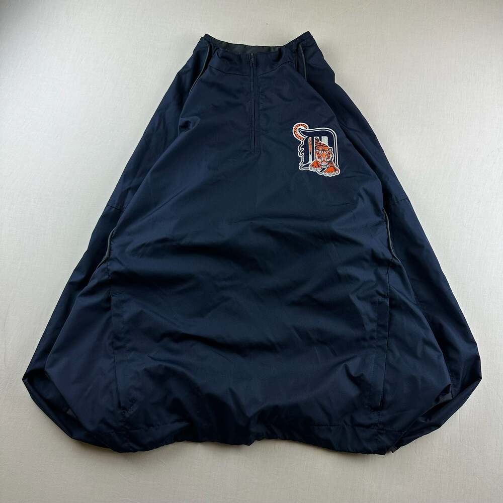 Rawlings Detroit Tigers Long&Short Sleeve 1/4 Zip Pullover Windbreaker Jacket